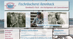 Desktop Screenshot of fischraeucherei-rennhack.de